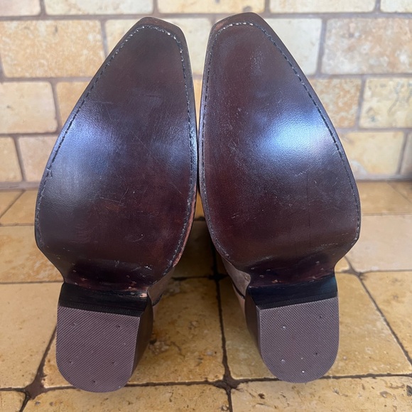 NIB Rockin Leather Cowboy Boots - Picture 9 of 14